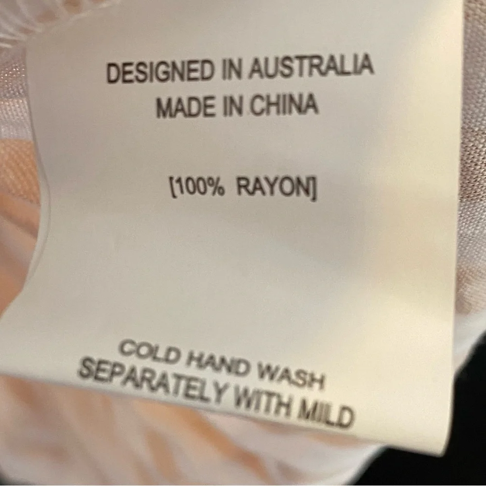 Size M (12) “Label of love” Terracotta and white striped maxi dress - Picture 11 of 11